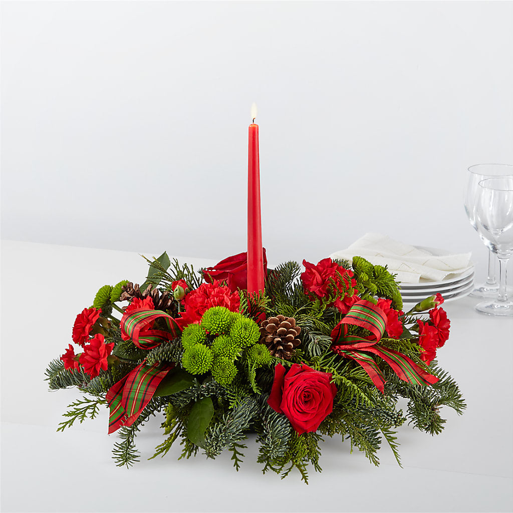 By the Candlelight Centerpiece – The Flower Shop For All Occasions, California MO