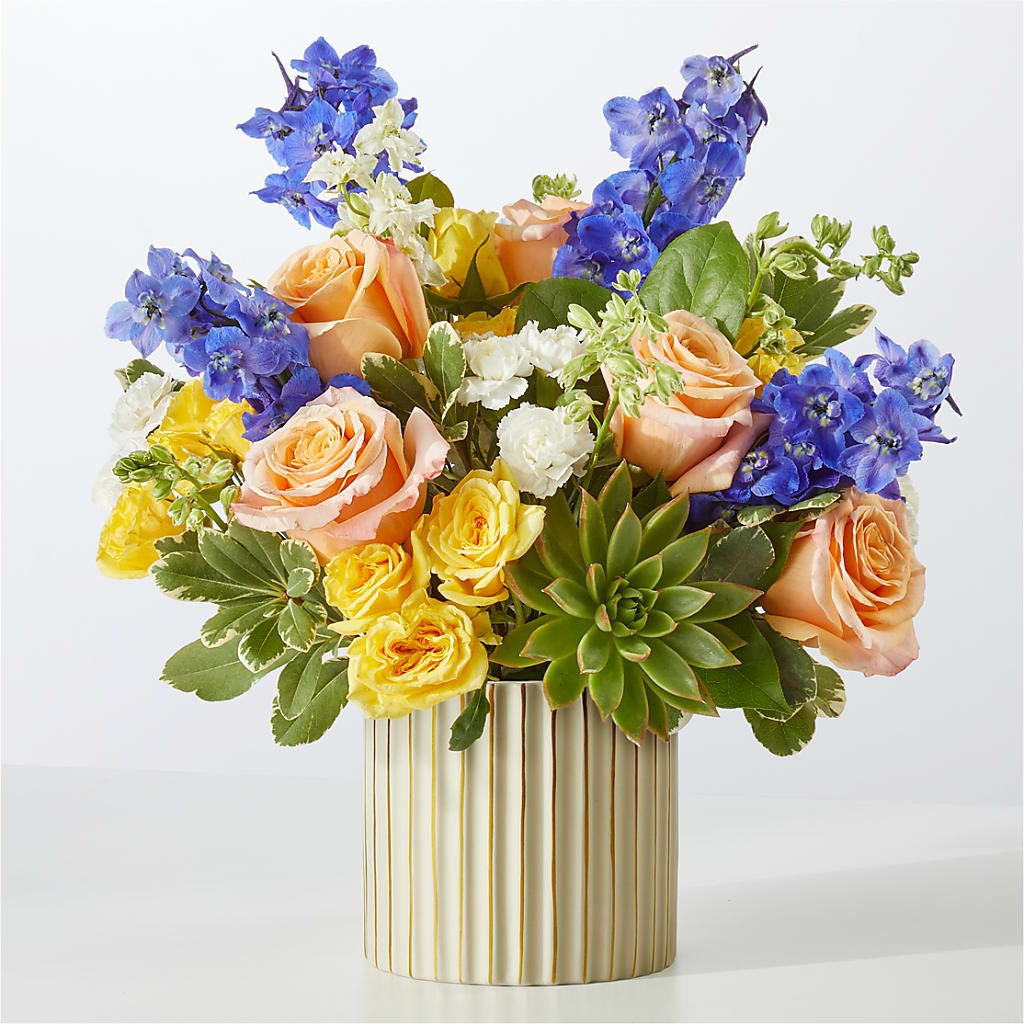 Cobalt Reverie Bouquet – The Flower Shop For All Occasions, California MO