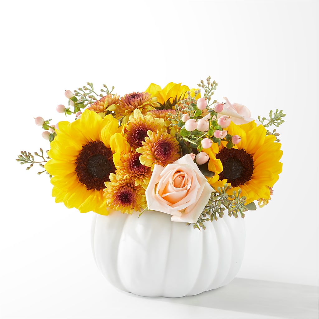 Pumpkin to Talk About Bouquet – The Flower Shop For All Occasions, California MO