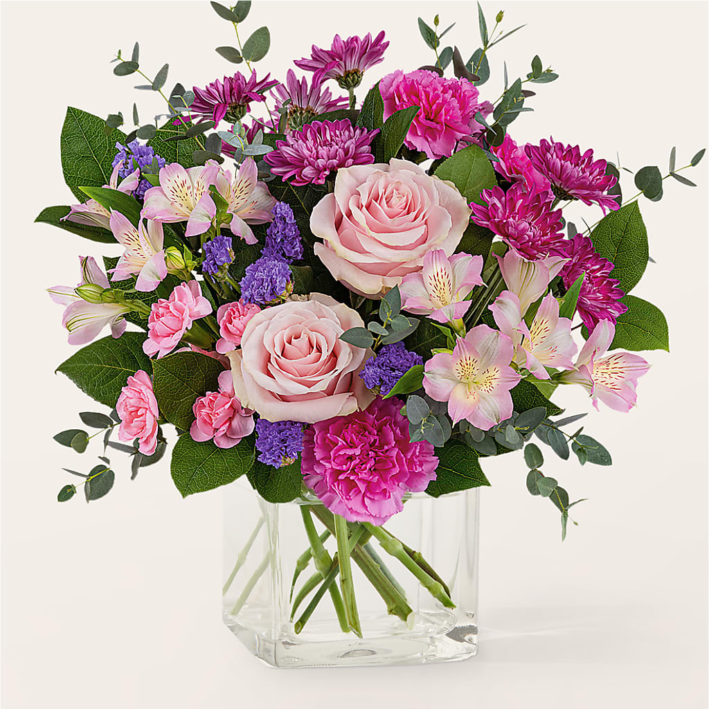 Rosy Radiance Bouquet – The Flower Shop For All Occasions, California MO