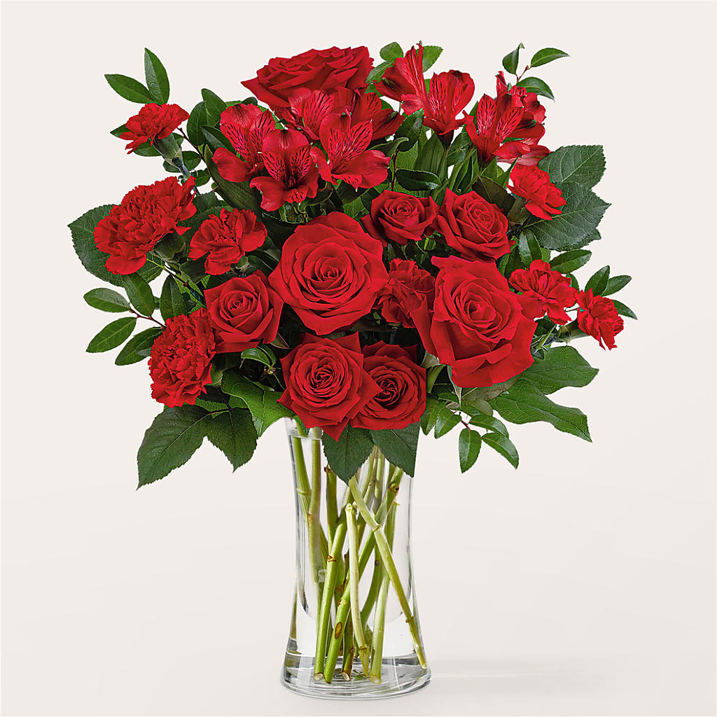 Brilliant Ruby Bouquet – The Flower Shop For All Occasions, California MO