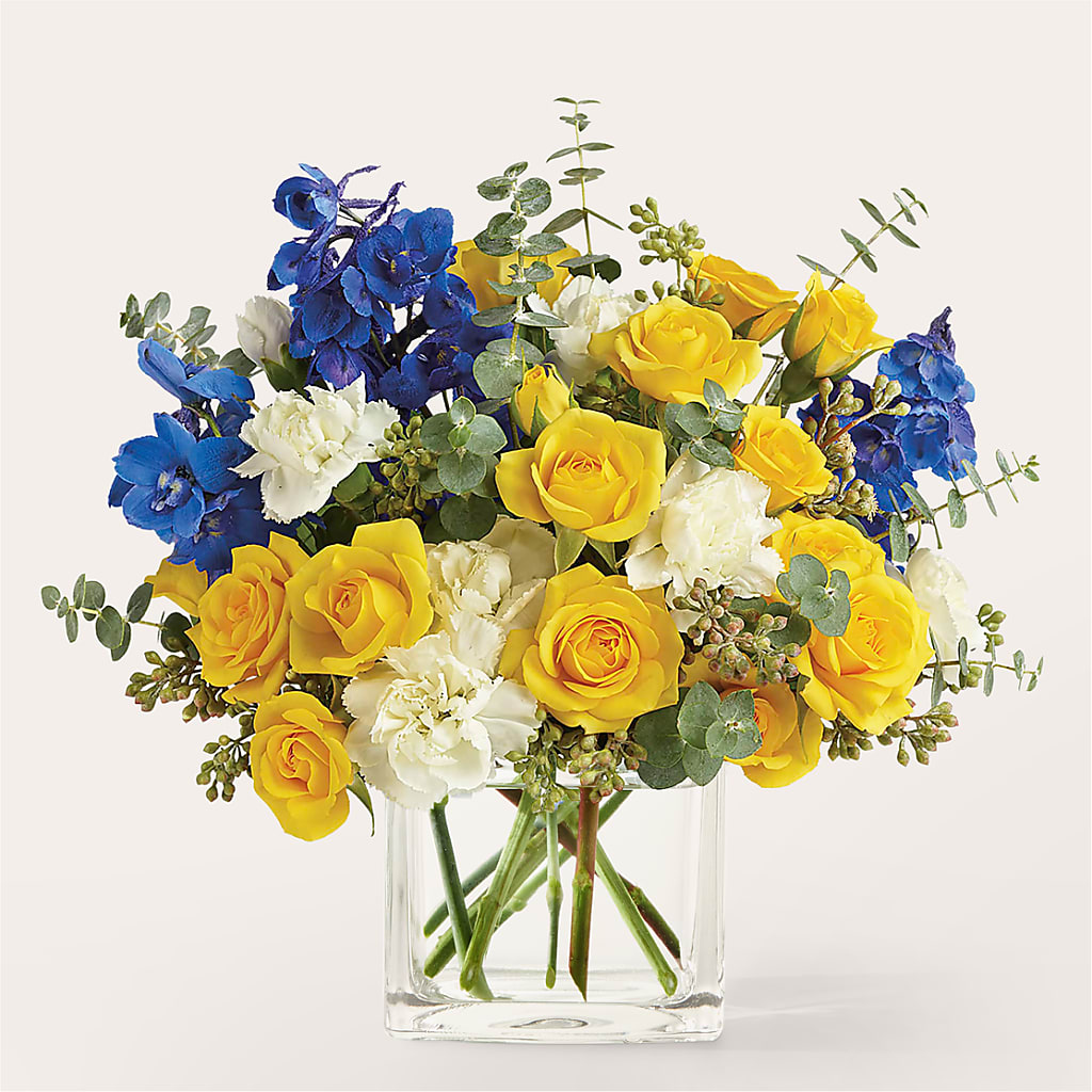 Sparkling Citrine Bouquet – The Flower Shop For All Occasions, California MO