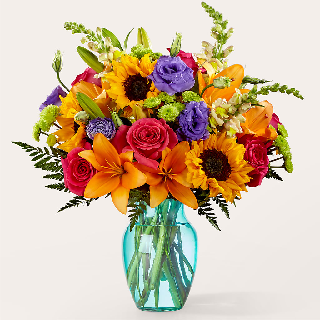 Double Rainbow Bouquet – The Flower Shop For All Occasions, California MO