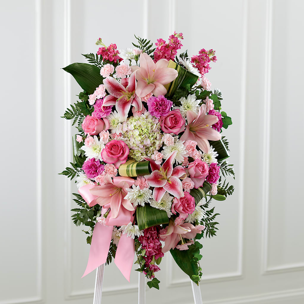 Comforting Standing Spray – The Flower Shop For All Occasions, California MO
