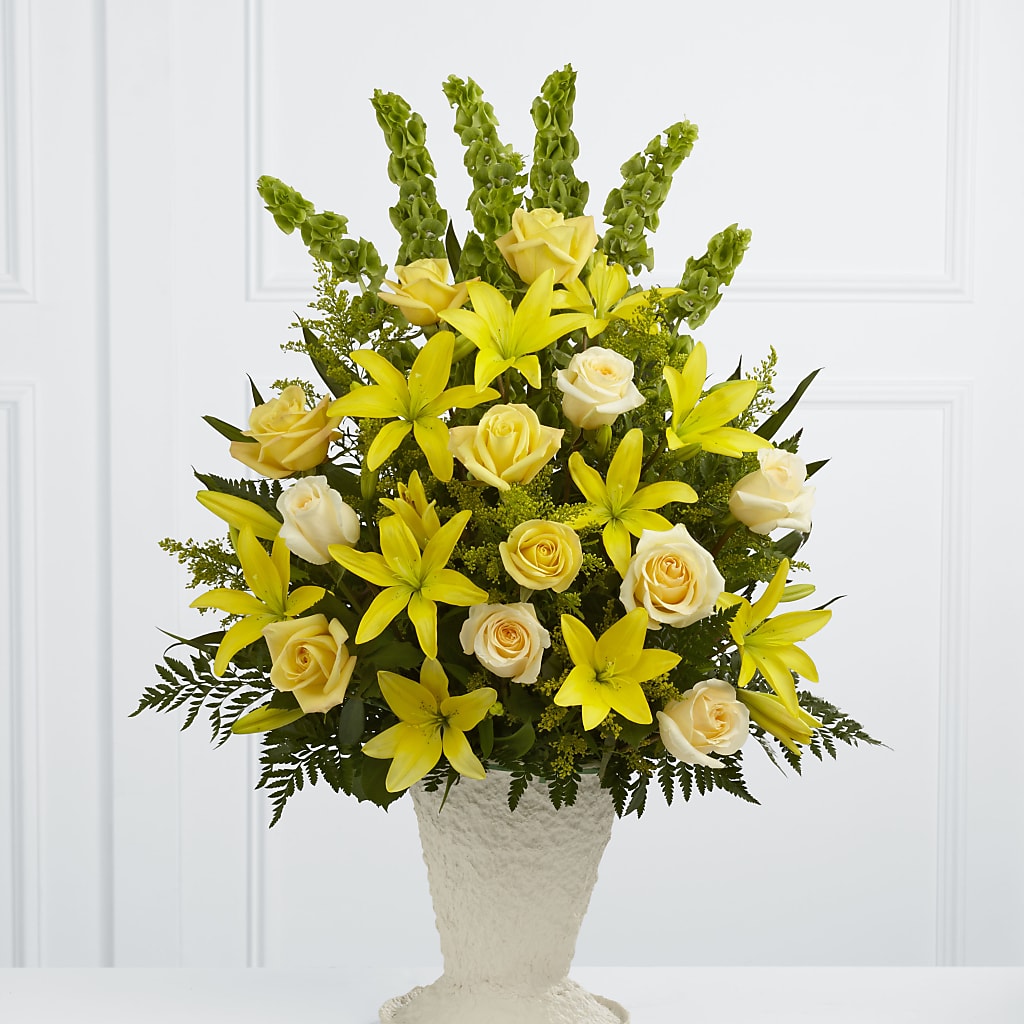 Golden Memories Arrangement – The Flower Shop For All Occasions, California MO
