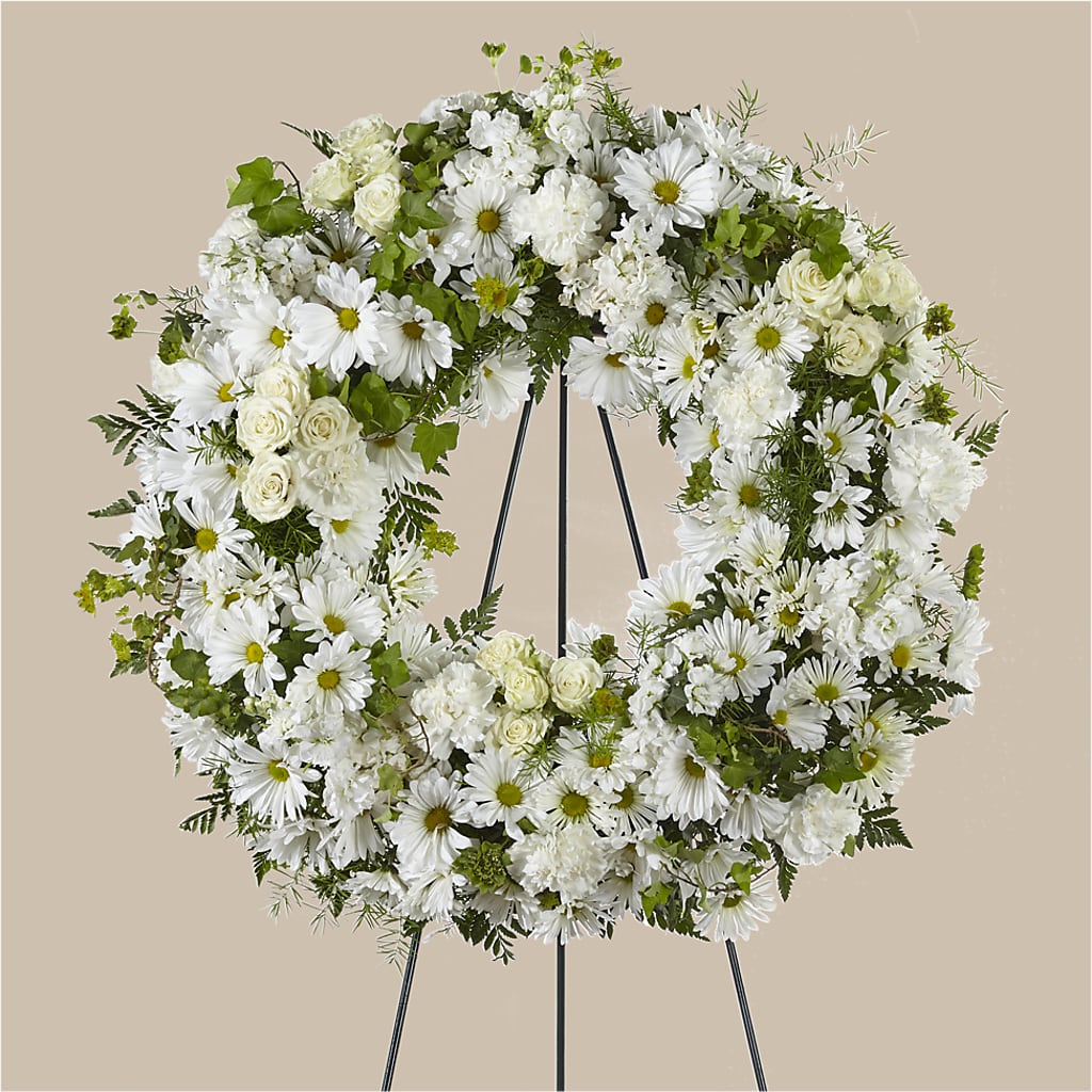 Faithful Wishes Wreath – The Flower Shop For All Occasions, California MO