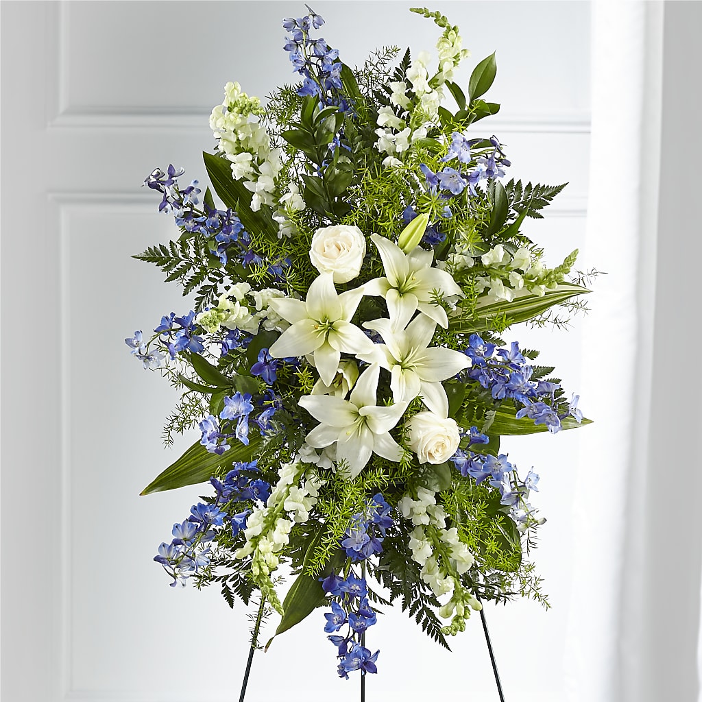 Faithful Friend Standing Spray – The Flower Shop For All Occasions, California MO