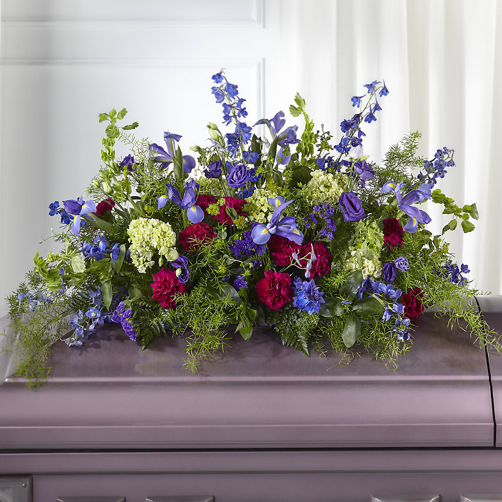 Always Treasured Casket Spray – The Flower Shop For All Occasions, California MO