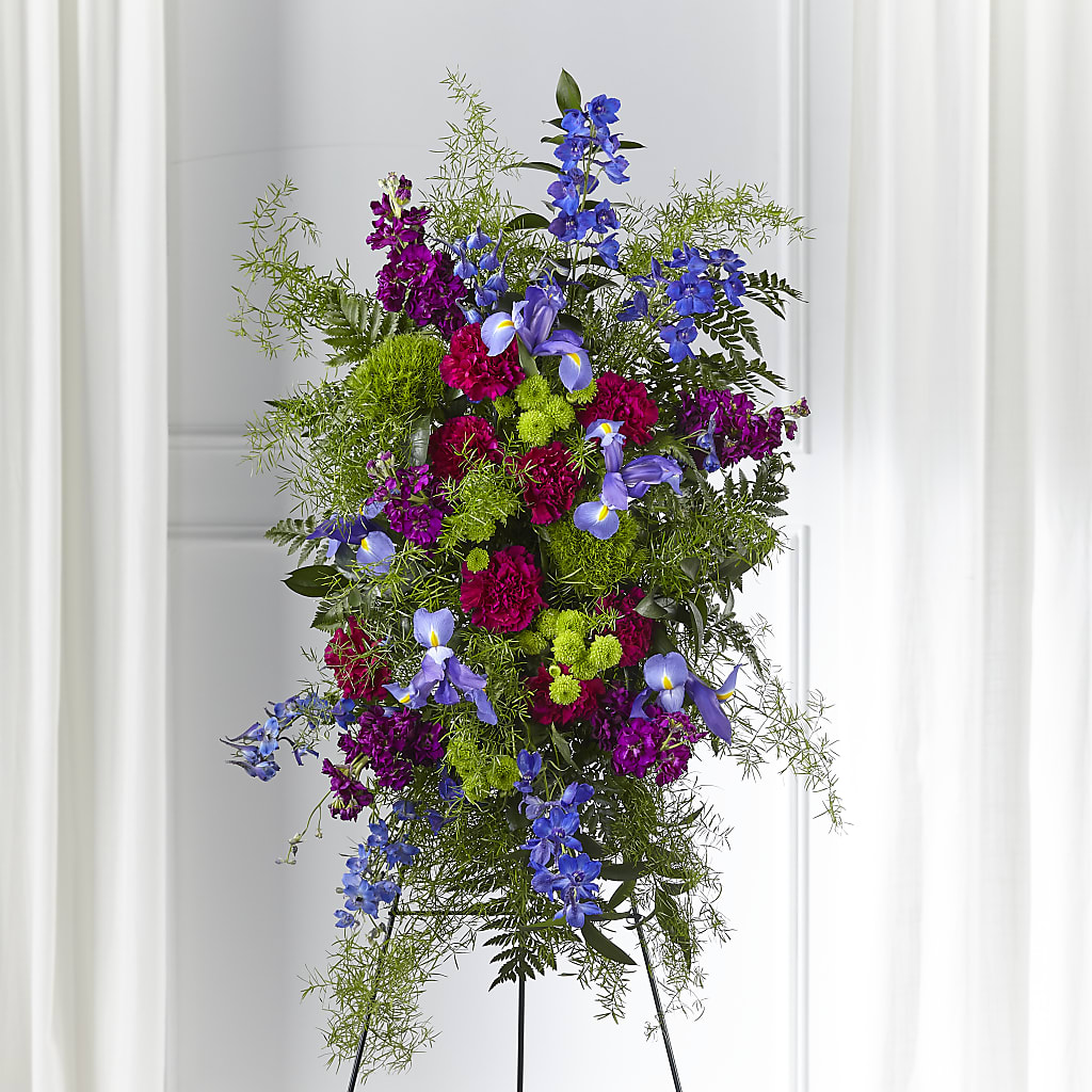 Heavenly Skies Standing Spray – The Flower Shop For All Occasions, California MO