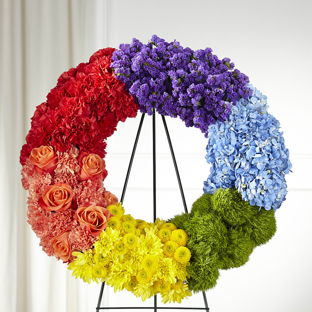 Circle of Love Wreath – The Flower Shop For All Occasions, California MO