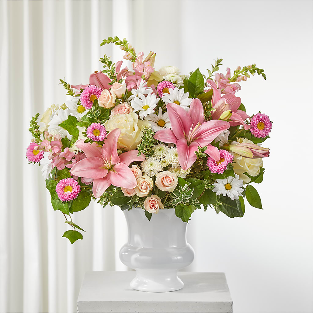 Empathetic Blooms Urn Arrangement – The Flower Shop For All Occasions, California MO
