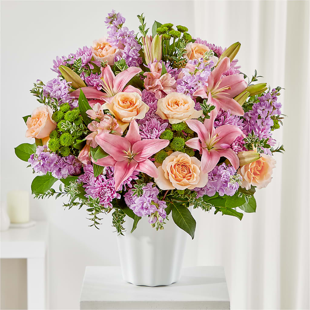 Supportive Embrace Tabletop Basket – The Flower Shop For All Occasions, California MO