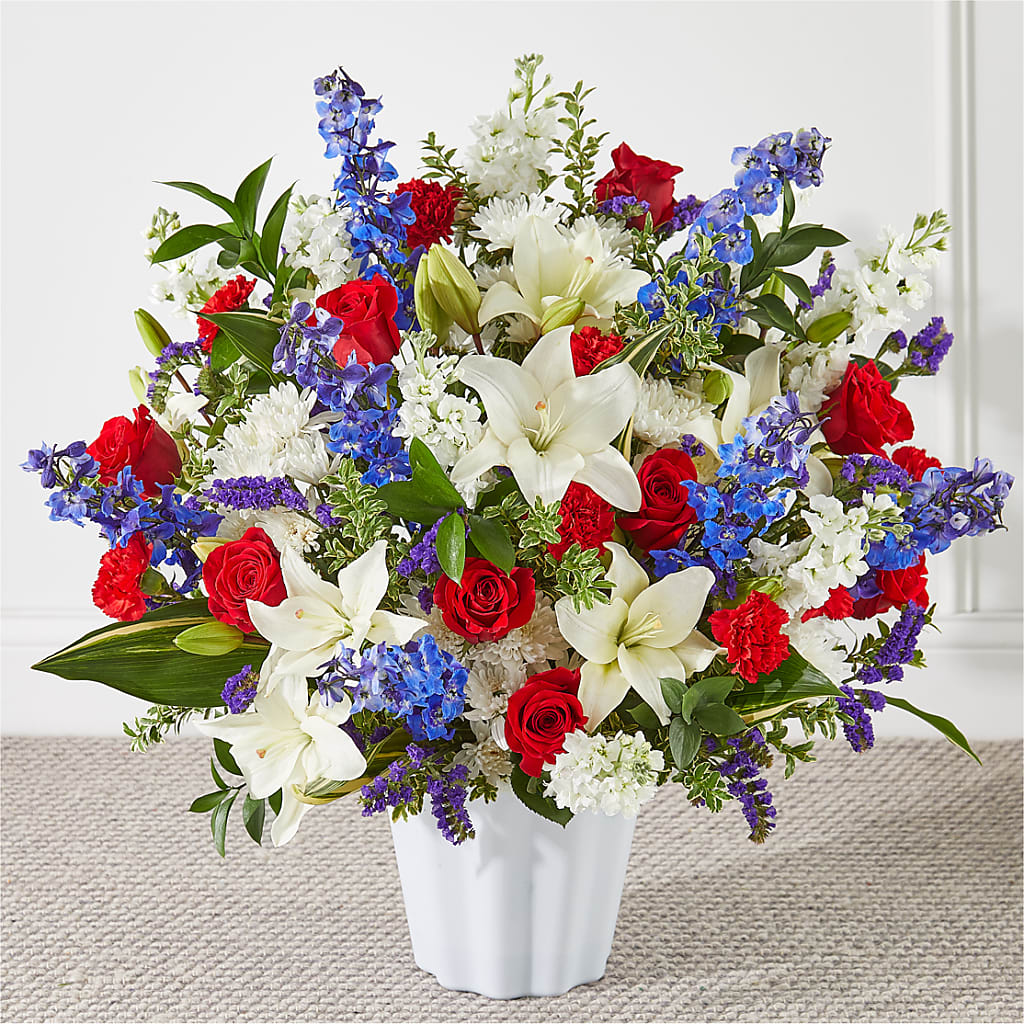 Consoled Floor Basket – The Flower Shop For All Occasions, California MO