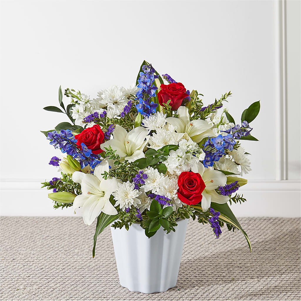 Consoled Floor Basket – The Flower Shop For All Occasions, California MO