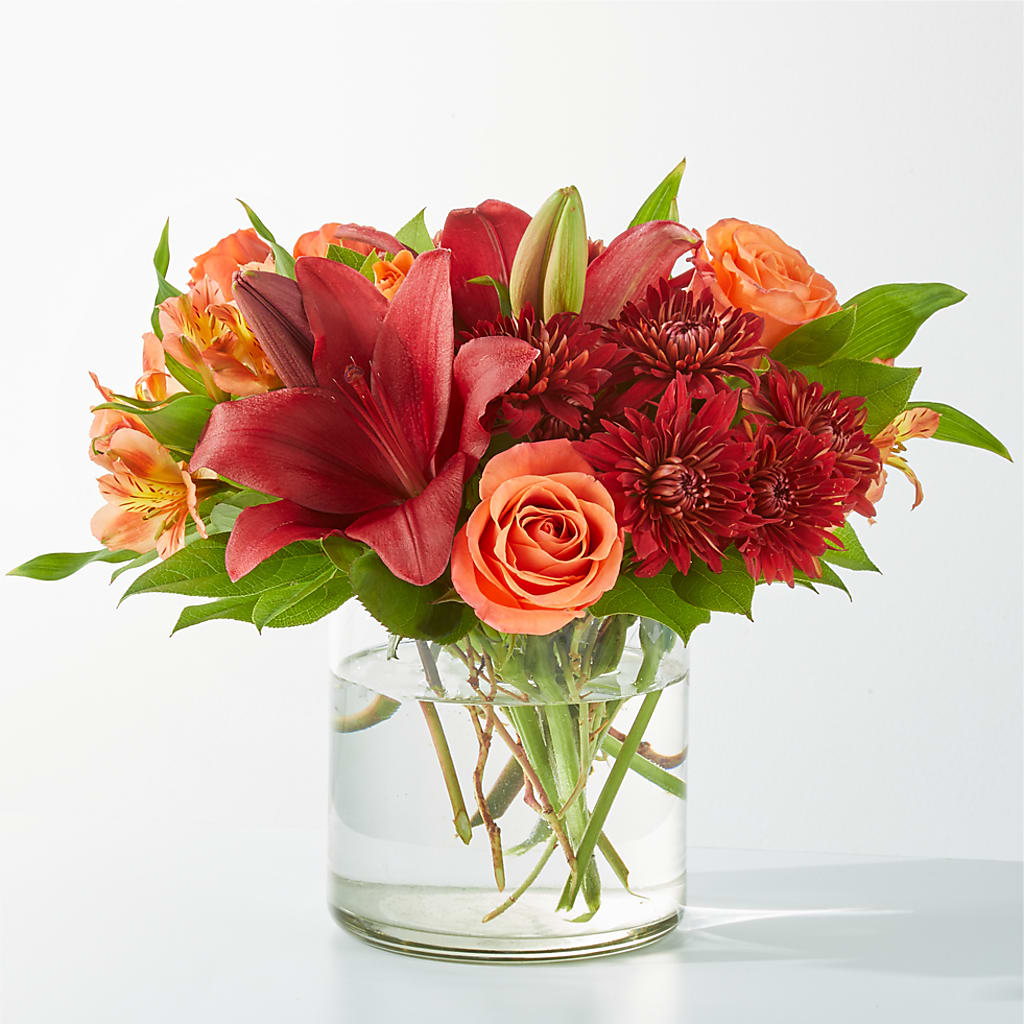 Crimson Leaves Bouquet – The Flower Shop For All Occasions, California MO