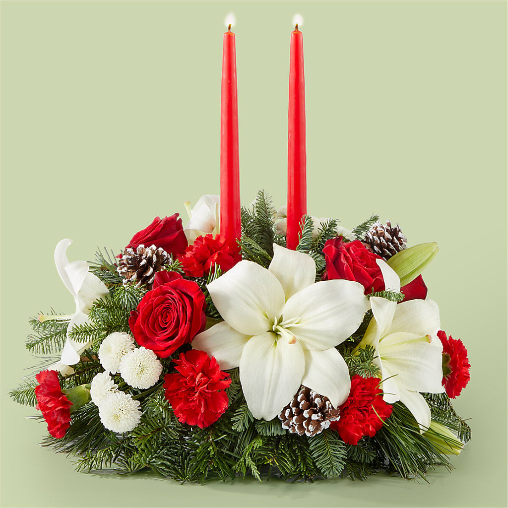 Seasonal Festivities Centerpiece – The Flower Shop For All Occasions, California MO