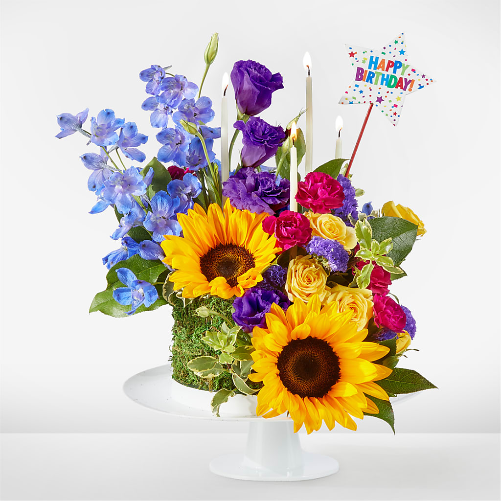 Star of the Day Floral Cake – The Flower Shop For All Occasions, California MO