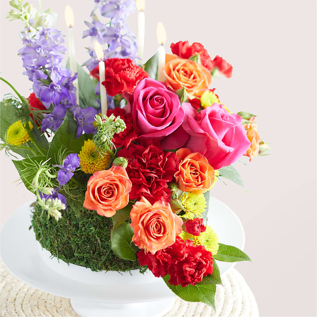 Best Year Yet Floral Cake – The Flower Shop For All Occasions, California MO