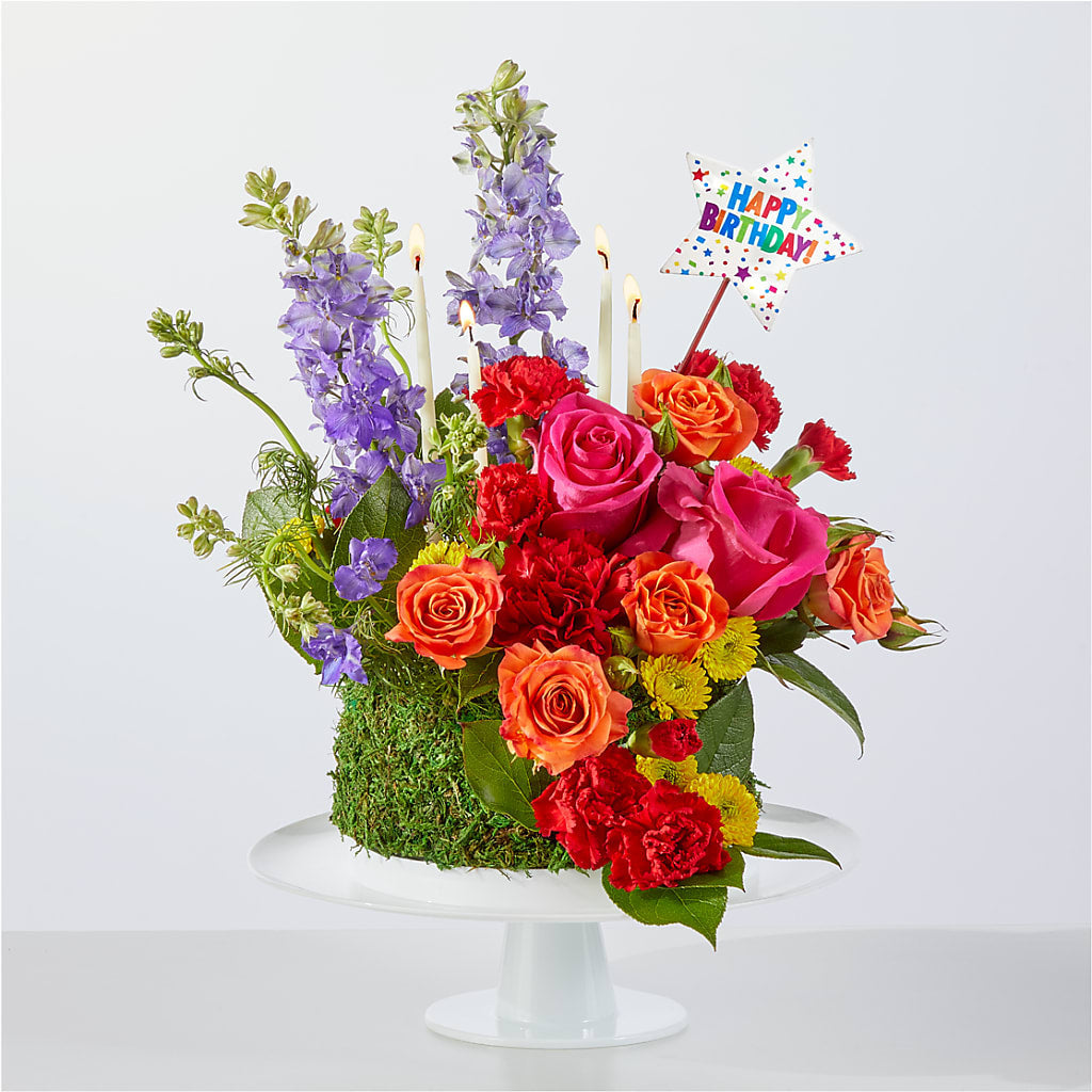 Best Year Yet Floral Cake – The Flower Shop For All Occasions, California MO