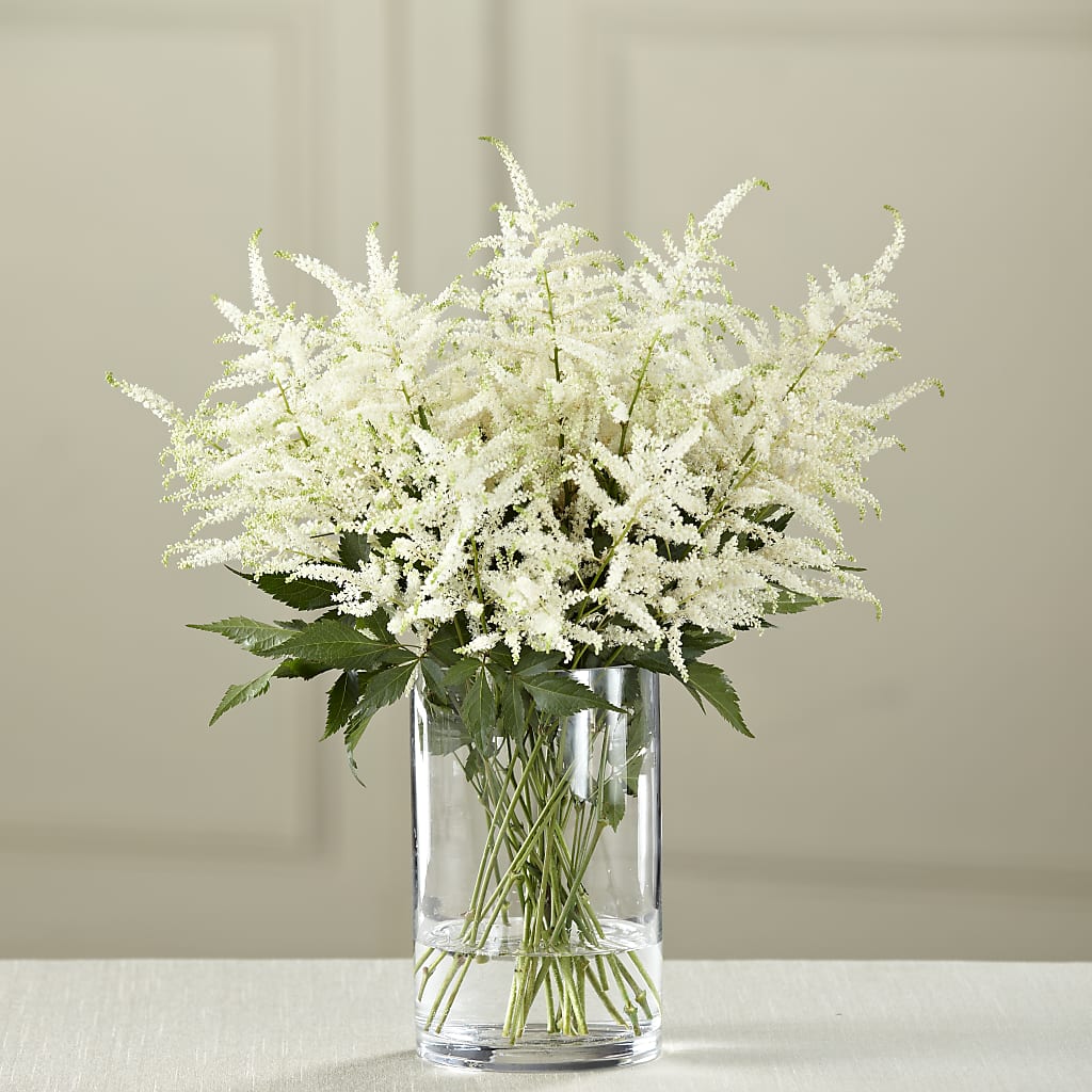 White Astilbe Bouquet – The Flower Shop For All Occasions, California MO