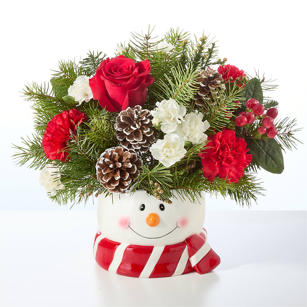 Jolly Snowman Bouquet –  The Flower Shop For All Occasions, California MO