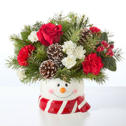 Jolly Snowman Bouquet –  The Flower Shop For All Occasions, California MO