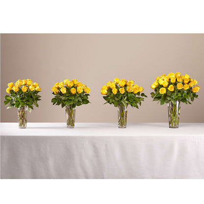 Long Stem Yellow Rose Bouquet –  The Flower Shop For All Occasions, California MO
