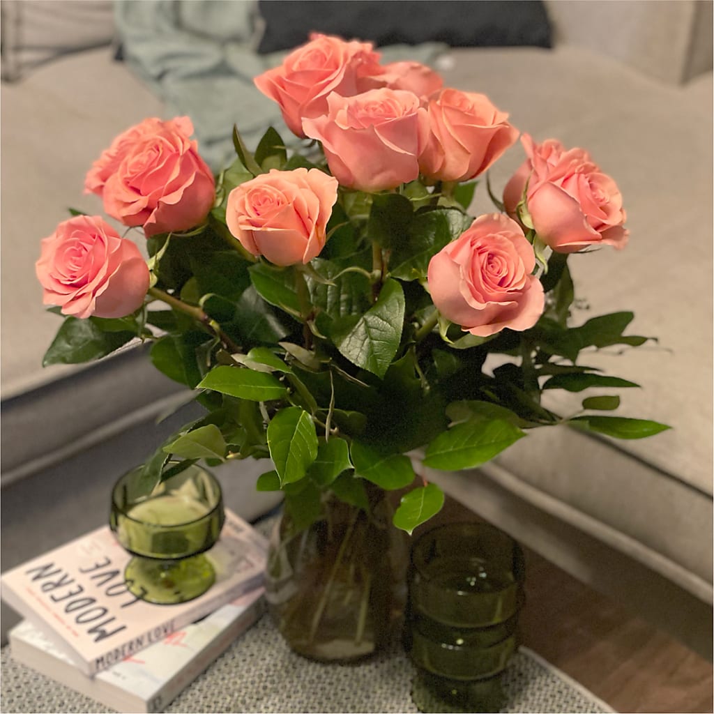 Long Stem Pink Rose Bouquet –  The Flower Shop For All Occasions, California MO