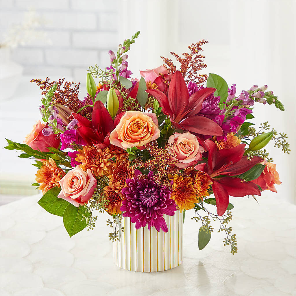 Burgundy Landscape Bouquet –  The Flower Shop For All Occasions, California MO