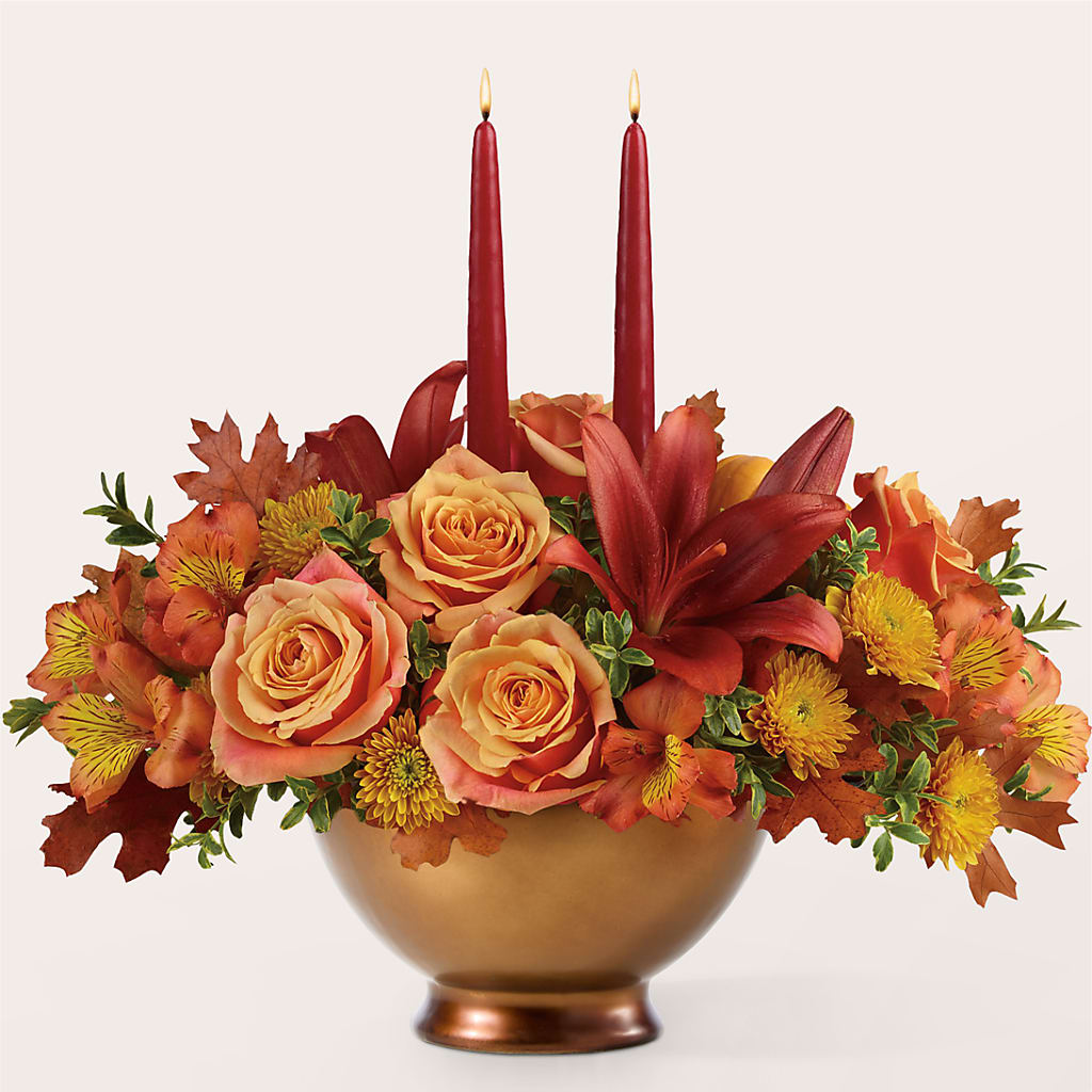 Harvest Table Centerpiece –  The Flower Shop For All Occasions, California MO