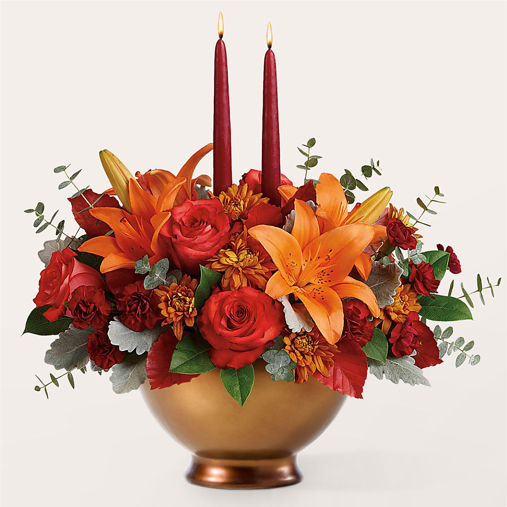 Fruits of Fall Centerpiece –  The Flower Shop For All Occasions, California MO