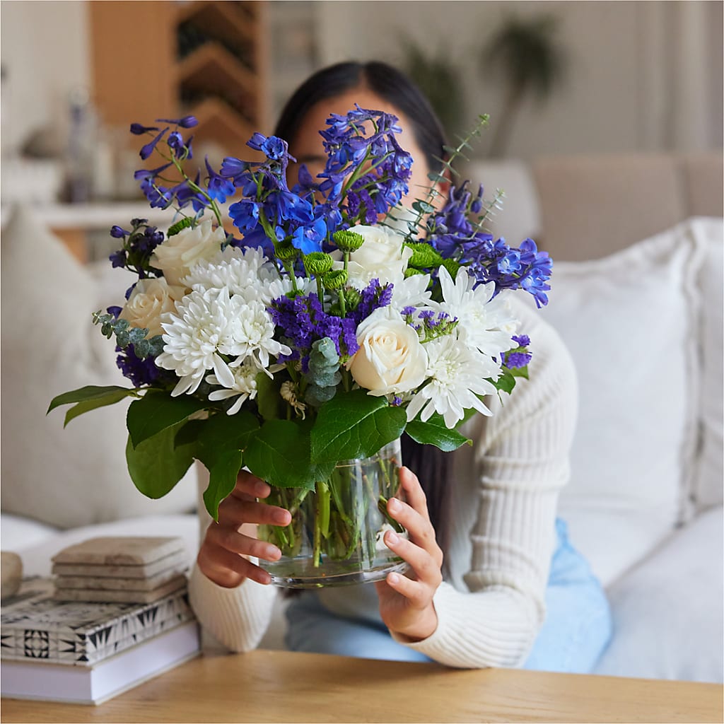 Cerulean Waves Bouquet –  The Flower Shop For All Occasions, California MO