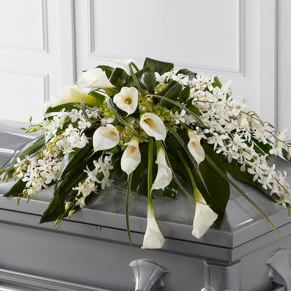 Angel Wings Casket Spray –  The Flower Shop For All Occasions, California MO