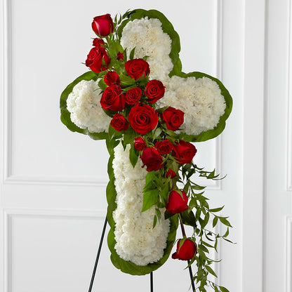 Floral Cross Easel –  The Flower Shop For All Occasions, California MO