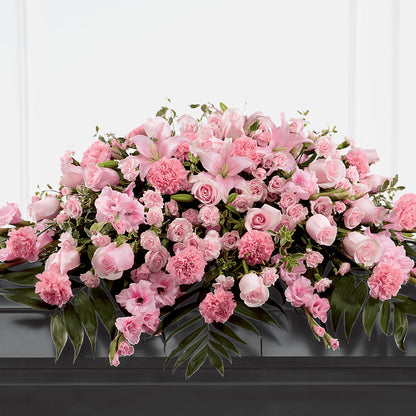 Garden of Comfort Casket Spray (Standard) –  The Flower Shop For All Occasions, California MO