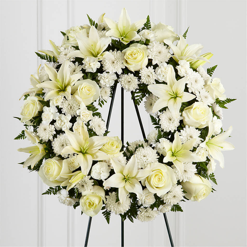 Treasured Tribute Wreath –  The Flower Shop For All Occasions, California MO