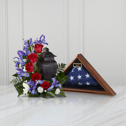 Patriotic Tribute Arrangement –  The Flower Shop For All Occasions, California MO