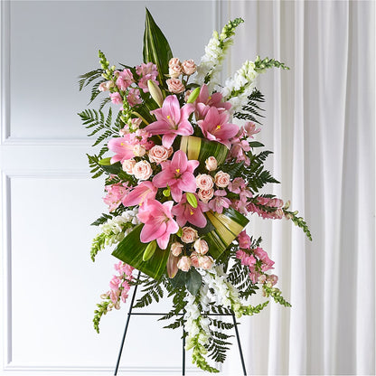 Elegant Embrace Standing Spray –  The Flower Shop For All Occasions, California MO