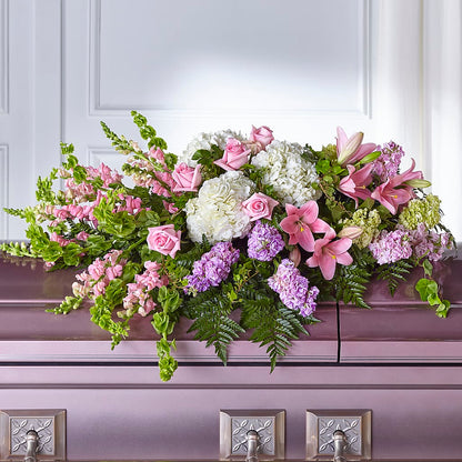 Life's Gratitude Casket Spray –  The Flower Shop For All Occasions, California MO