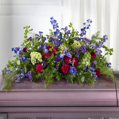 Always Treasured Casket Spray –  The Flower Shop For All Occasions, California MO