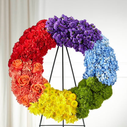 Circle of Love Wreath –  The Flower Shop For All Occasions, California MO