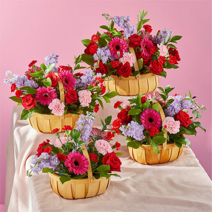 Pink Picnic Basket –  The Flower Shop For All Occasions, California MO