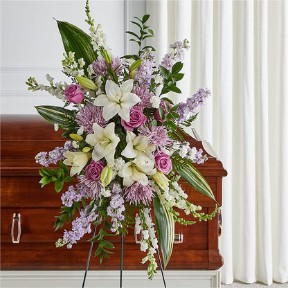 Grateful Hearts Standing Spray –  The Flower Shop For All Occasions, California MO