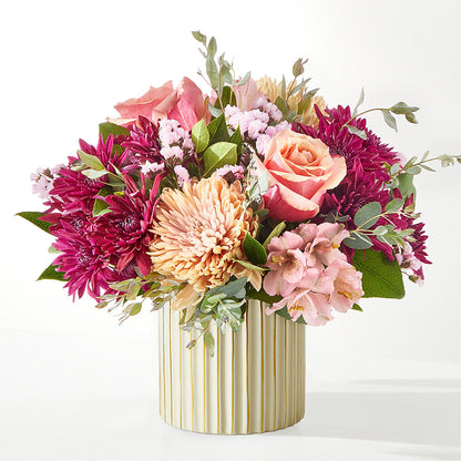 Berry Cobbler Bouquet with Ivory Vase –  The Flower Shop For All Occasions, California MO