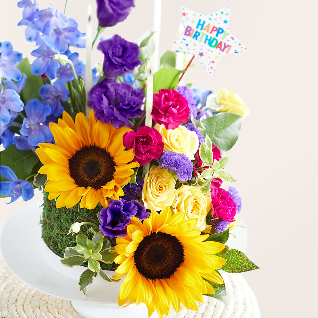Star of the Day Floral Cake –  The Flower Shop For All Occasions, California MO
