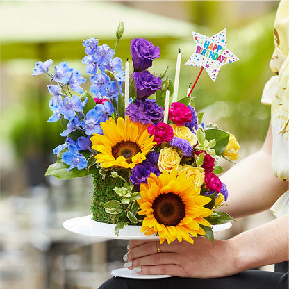 Star of the Day Floral Cake –  The Flower Shop For All Occasions, California MO