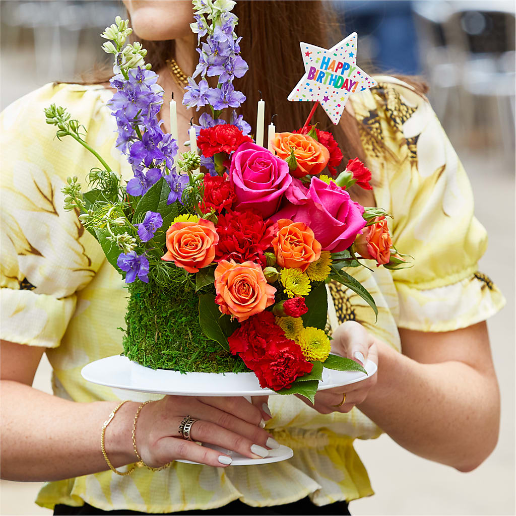 Best Year Yet Floral Cake –  The Flower Shop For All Occasions, California MO