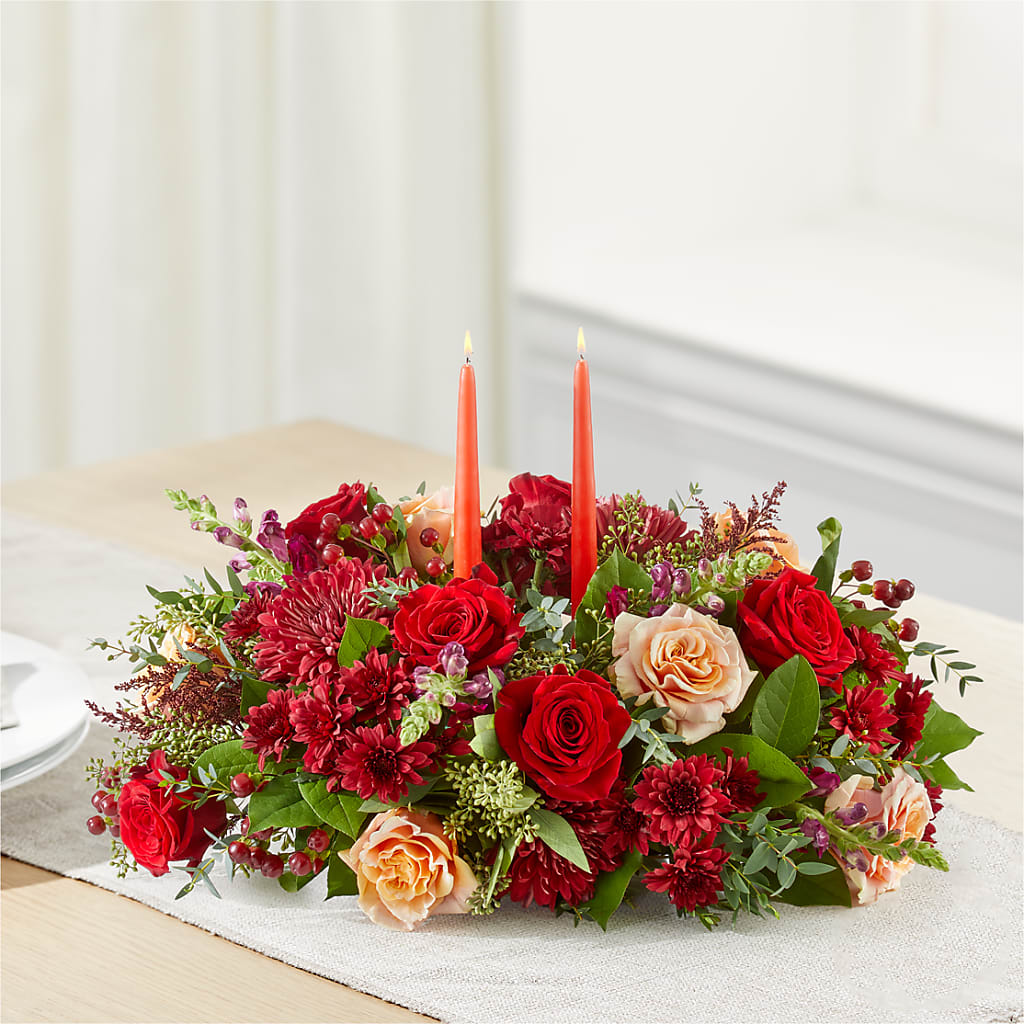 Most Thankful Centerpiece –  The Flower Shop For All Occasions, California MO