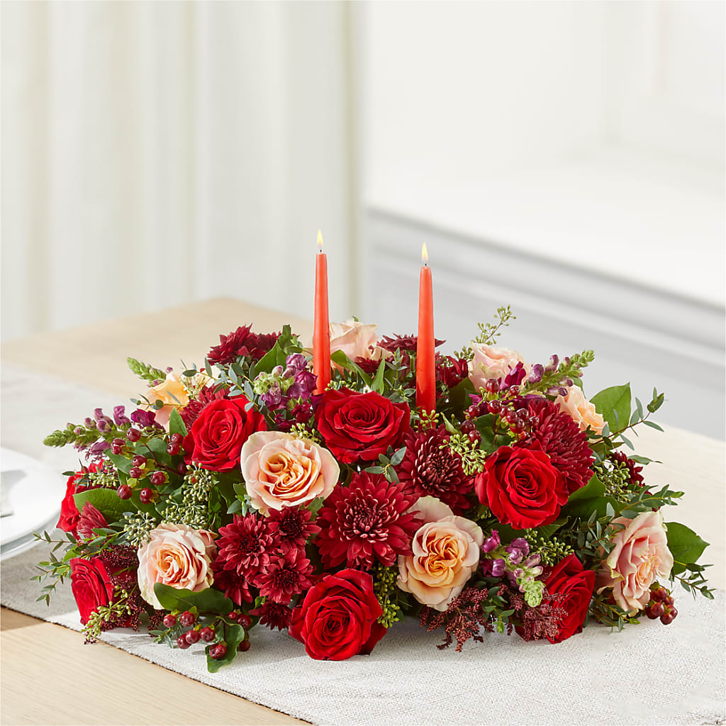 Most Thankful Centerpiece –  The Flower Shop For All Occasions, California MO