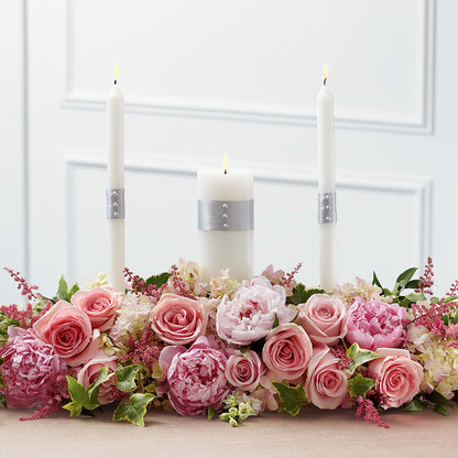 Worldwide Romance Unity Candle Arrangement –  The Flower Shop For All Occasions, California MO